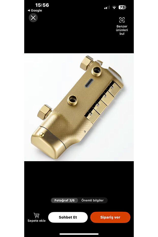 GOLD DİJİTAL PİYANO DUŞ SETİ HAM MADDE (SARI) 1 SINIF ÜRETİM - 5