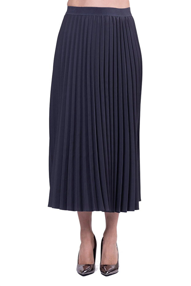 Pliseli Etek ANTRASİT 6998 - 5