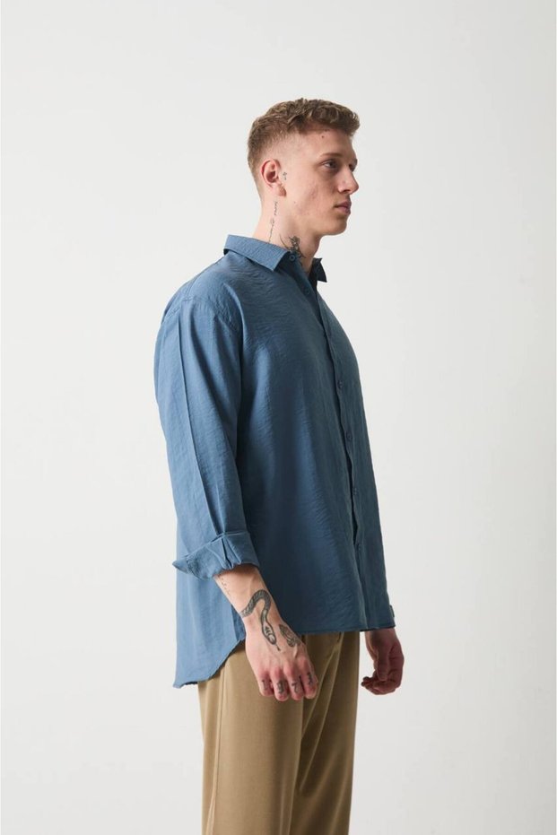 Lyocell Fabric Oversized Shirt