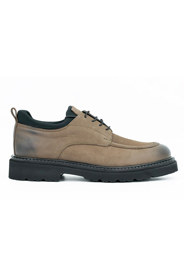 Genuine Nubuck Leather Casual Men's Shoes Eva Sole - E4371