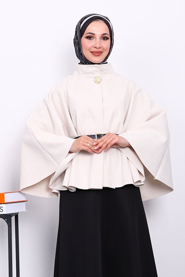 Stone Belted Poncho