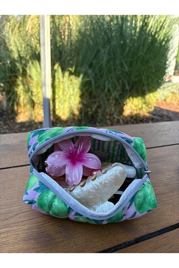 Printed Makeup Bag - 6
