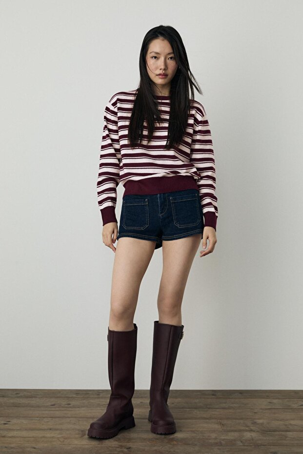 Basic yumuşak dokulu triko kazak - 3