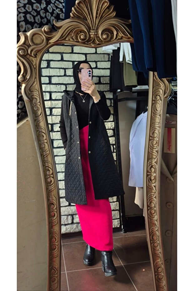 Çift renk triko elbise - 3