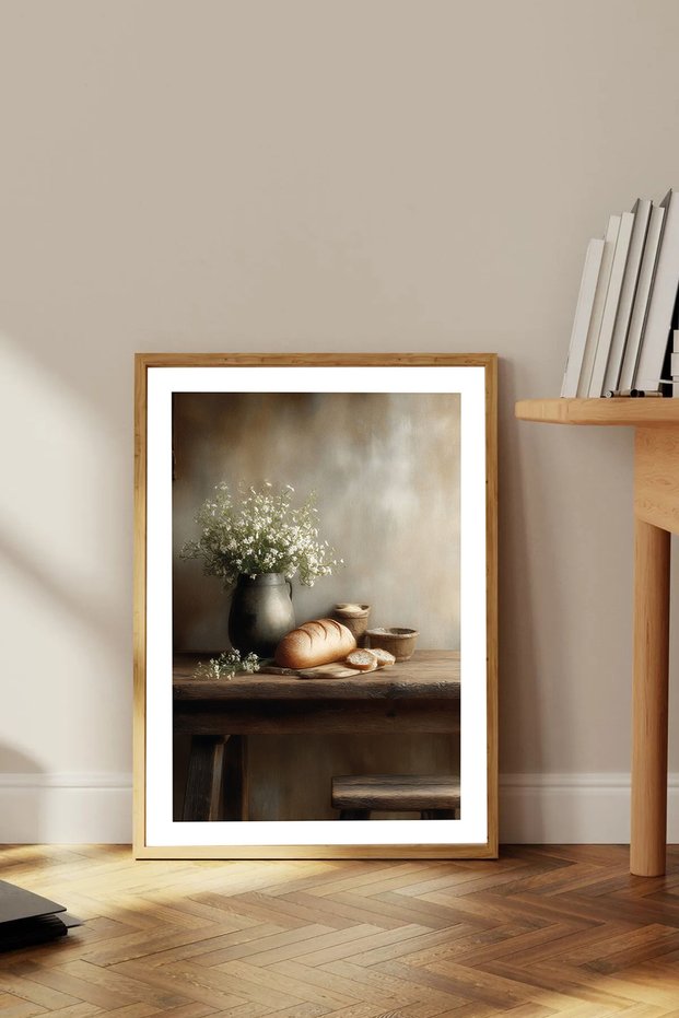 One Piece Wooden Framed Living Room Hall Kitchen Painting Tk1783