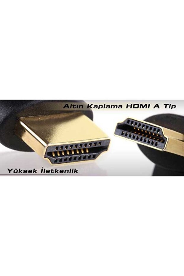 كابل فيديو HDMI بطول 3 أمتار ذهبي اللون 4K طراز DRK-768 DARK CV14L300A90
