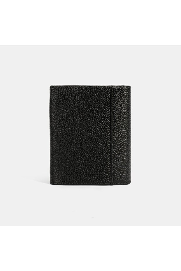 Kadın Siyah Deri Cüzdan - 4