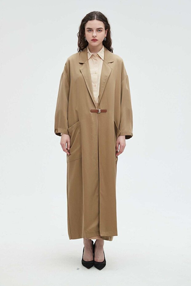 Solid Long Sleeve Jacket - 1