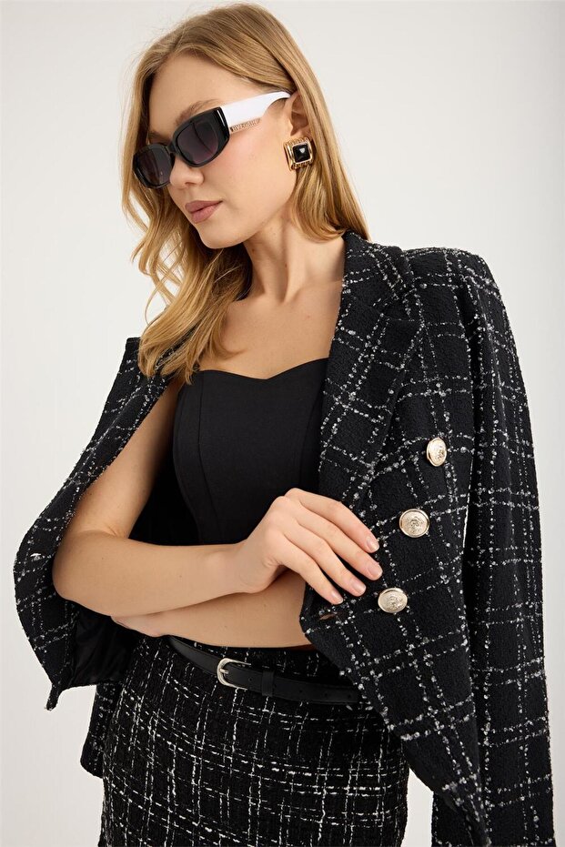 سترة بوكليت بستة أزرار - 4