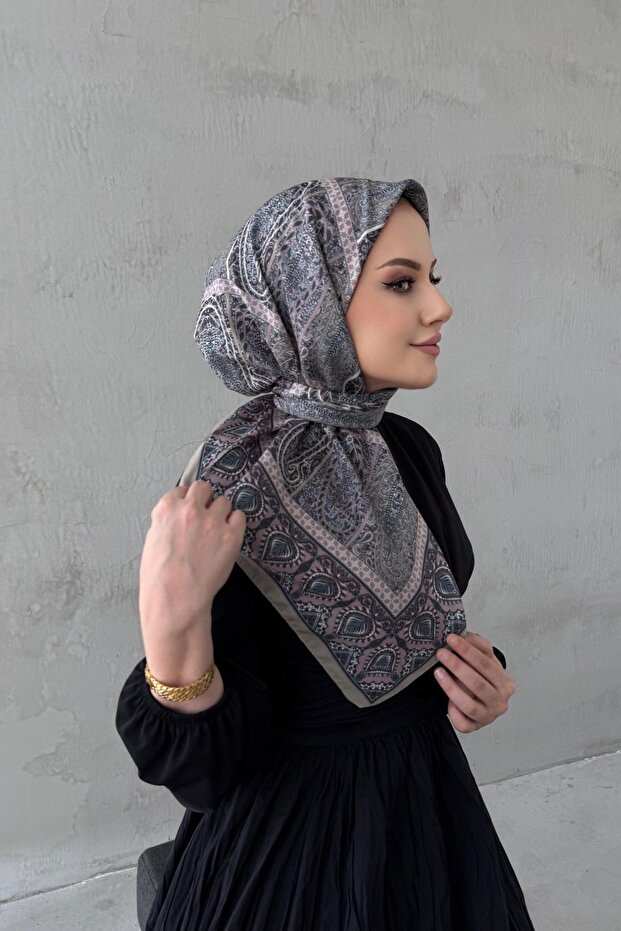 Mink Elvin Bohemian Modal Silk Scarf