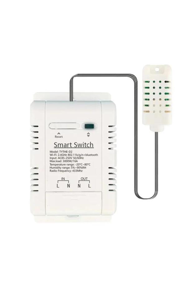 Tuya Smart WiFi Switch Wireless 16A Control Thermostat and Temperature Humidity Monitoring With E... - 7