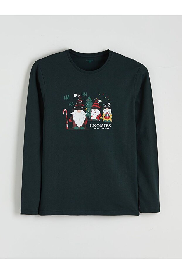 Yılbaşı Temalı Erkek Pijama Takımı - 6