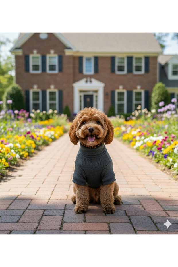 Handmade High-Neck Basic Dog Clothes (for Small and Medium Breeds)