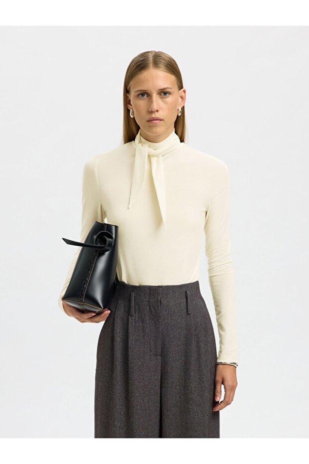 Oberteil mit langen Ärmeln High Neck - 1