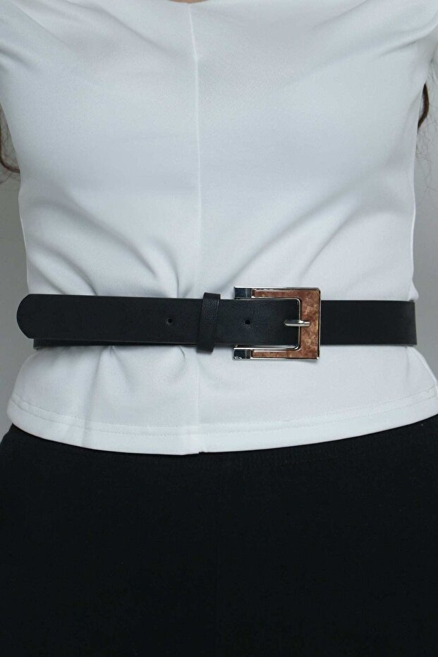 حزام جلدي مربع - 1