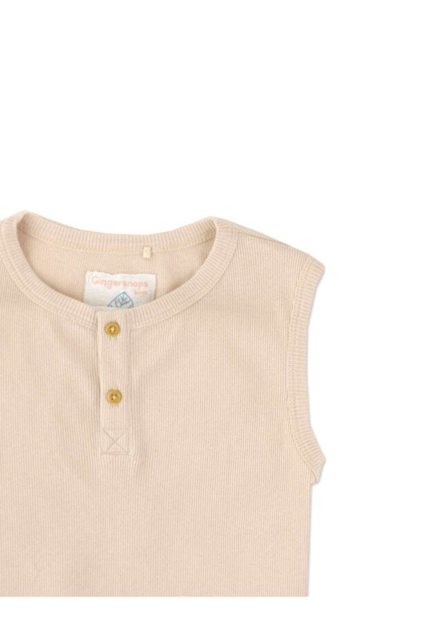 قميص داخلي سادة بأزرار أمامية للأولاد - 3