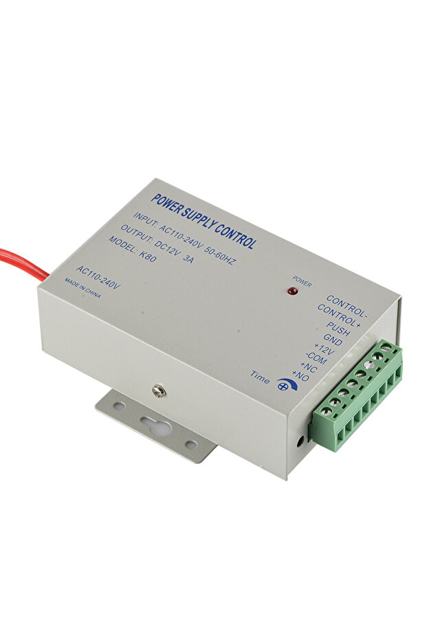 مفتاح نظام التحكم في الوصول إلى الباب K80-5A DC12V 5A 50W مزود الطاقة تيار متردد 110~240 فولت للتحكم في الوصول إلى الباب P