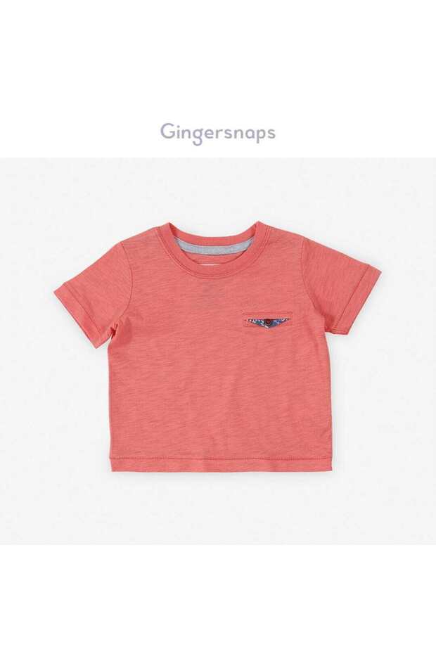 تي شيرت سادة برقبة دائرية للأولاد - 1