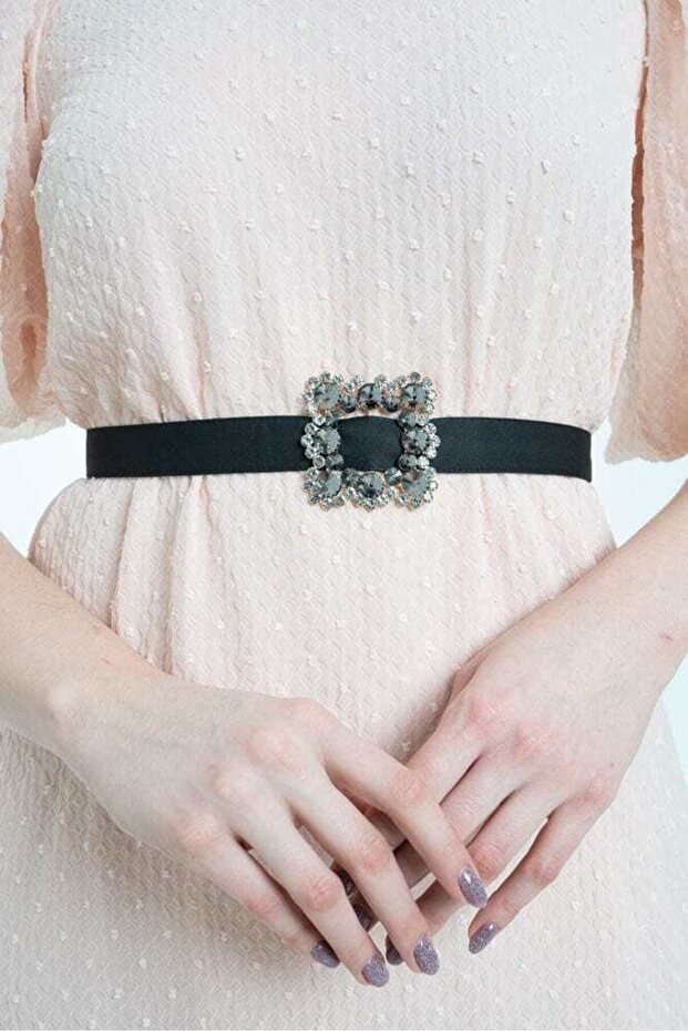 حزام بإبزيم مربع صلب - 1