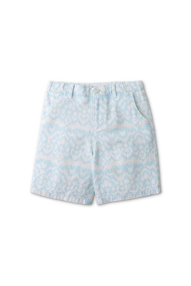 Printed Side-Pocket Shorts
