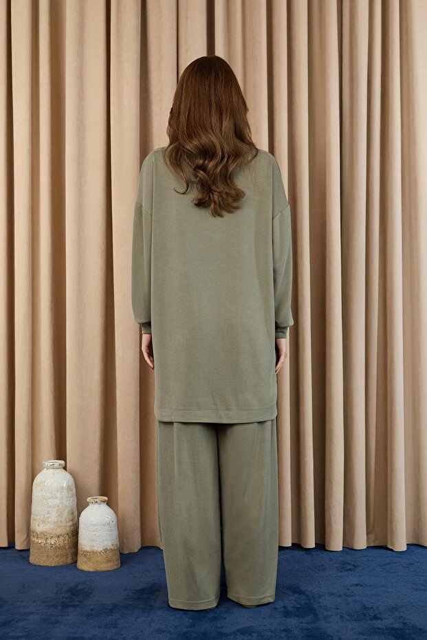 Kadın Oversize Basic İkili Takım -14405TKS - 5