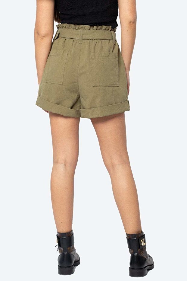 شورت برباط وجيب أمامي - 5