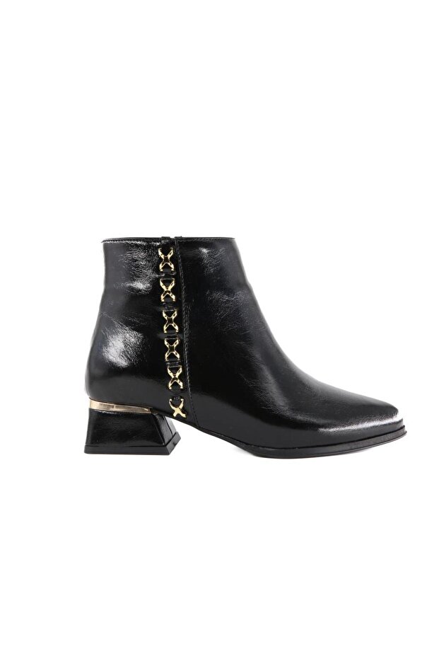 309 K707/1 Black Patent Leather Women's Boots