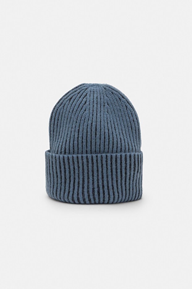 Kontrast detaylı örgü bere - 3