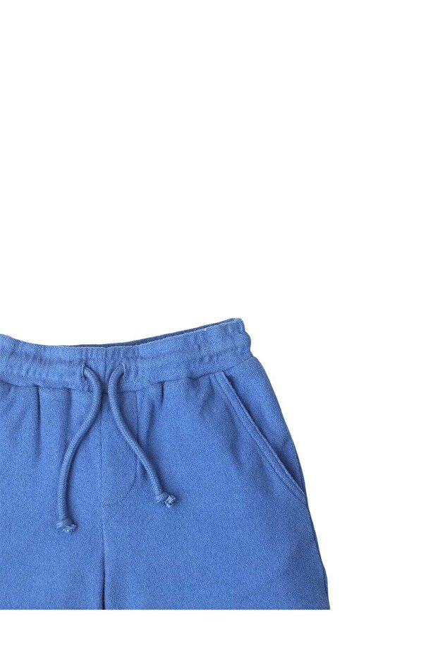 Boys Solid Drawstring Shorts - 3