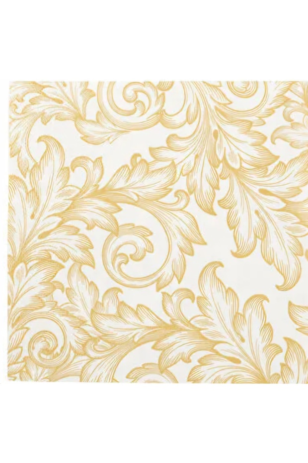 New Year Baroque Gold - White 20-Pack