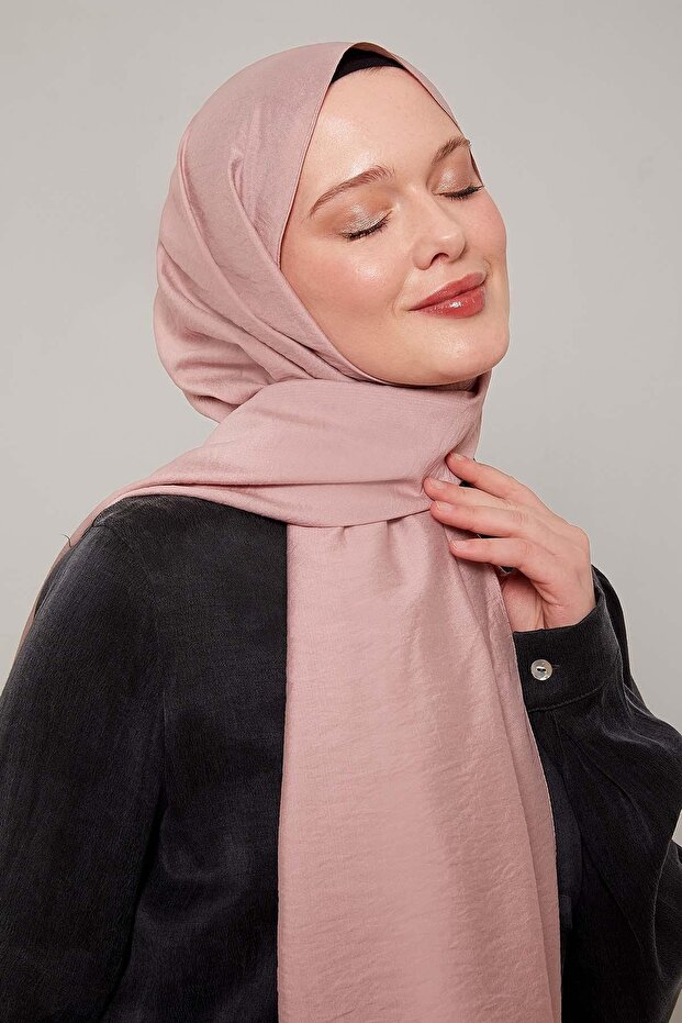 Powder Plain Adria Shawl - 2