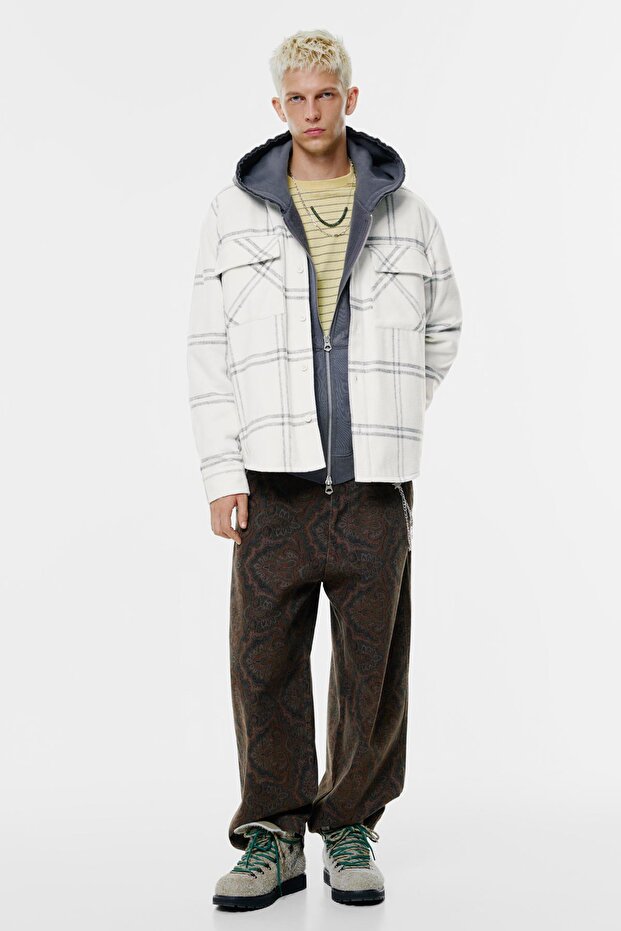 Kareli ince ceket - 3