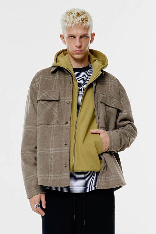 Kareli ince ceket - 3