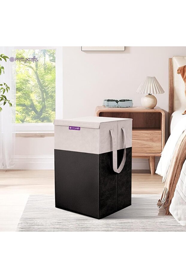 Large Rectangular Non-Woven Laundry Basket - 3