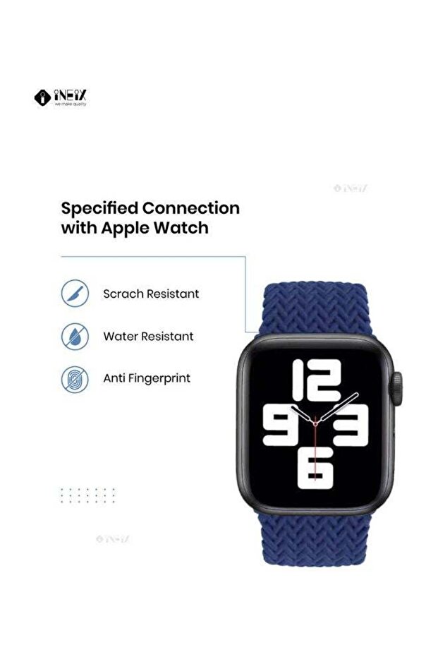 Braided Solo Loop Stretchable Replacement Strap For Apple Watch - 5