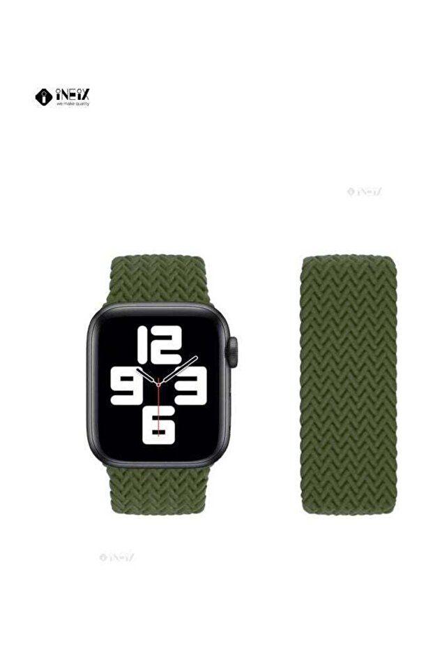 حزام بديل مضفر قابل للتمدد بحلقة منفردة لساعة Apple Watch - 5