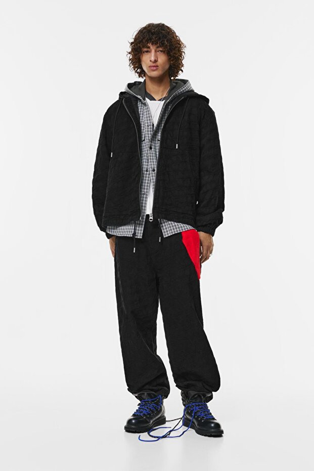 Jakarlı relaxed fit baggy jean - 2