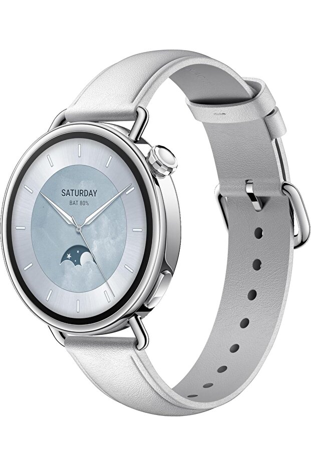 Watch S4 41mm Leather Strap (White)