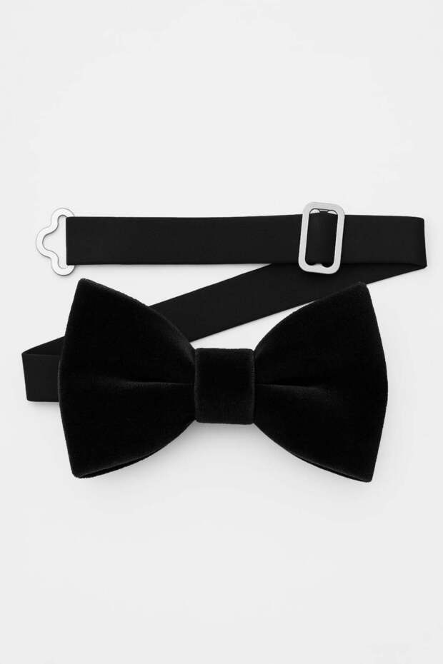 Boy's Velvet Bow Tie and Handkerchief Set Single Size -3-12 Years