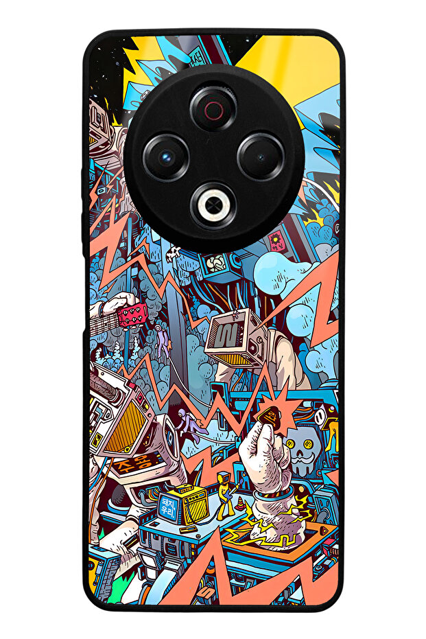 Tecno Spark 30 Retro Machine Design Glossy Phone Case Compatible - 1