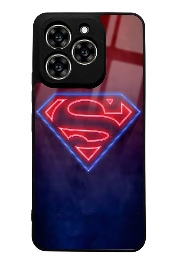 Reeder S919 Compatible Neon Superman Design Glossy Phone Case