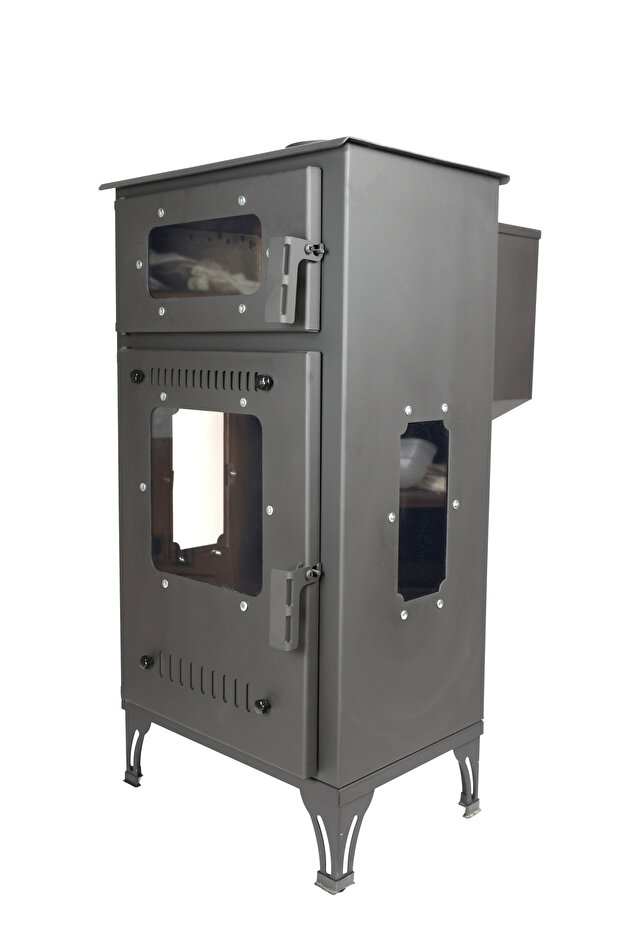 ÜÇ CAMLI FIRINLI PELET SOBASI - 2