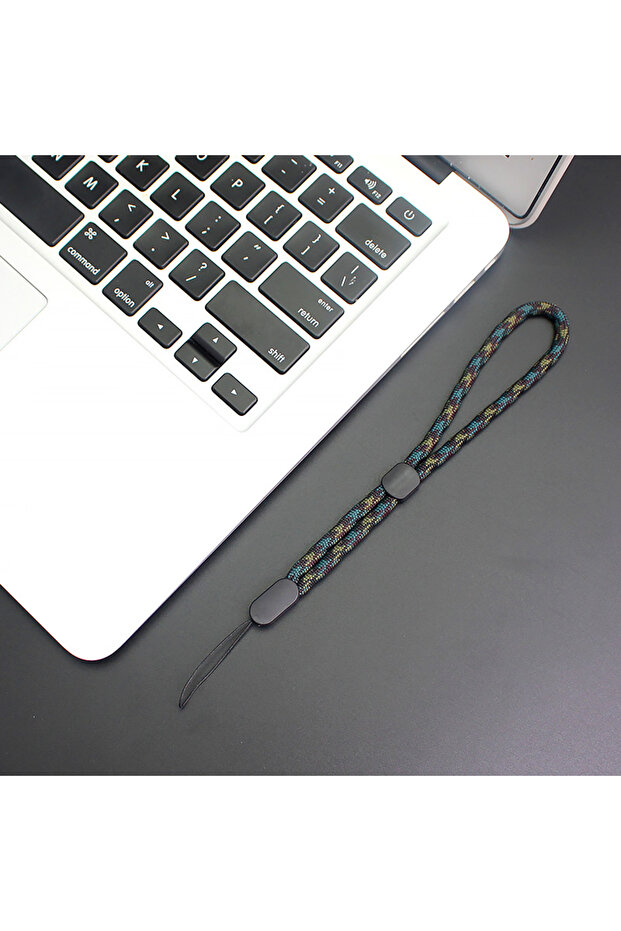 Green Mobile Phone Case Strap USB Disk Key Short Lanyard for iPhone 15 Pro Adjustable Hand Strap...