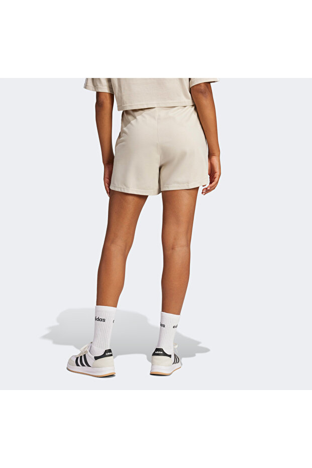 Essentials 3 Stripes Kadın Bej Şort - 3