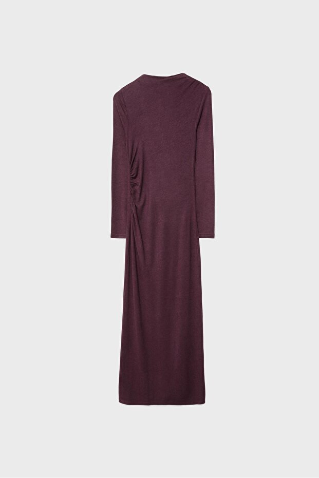 Triko midi elbise - 6