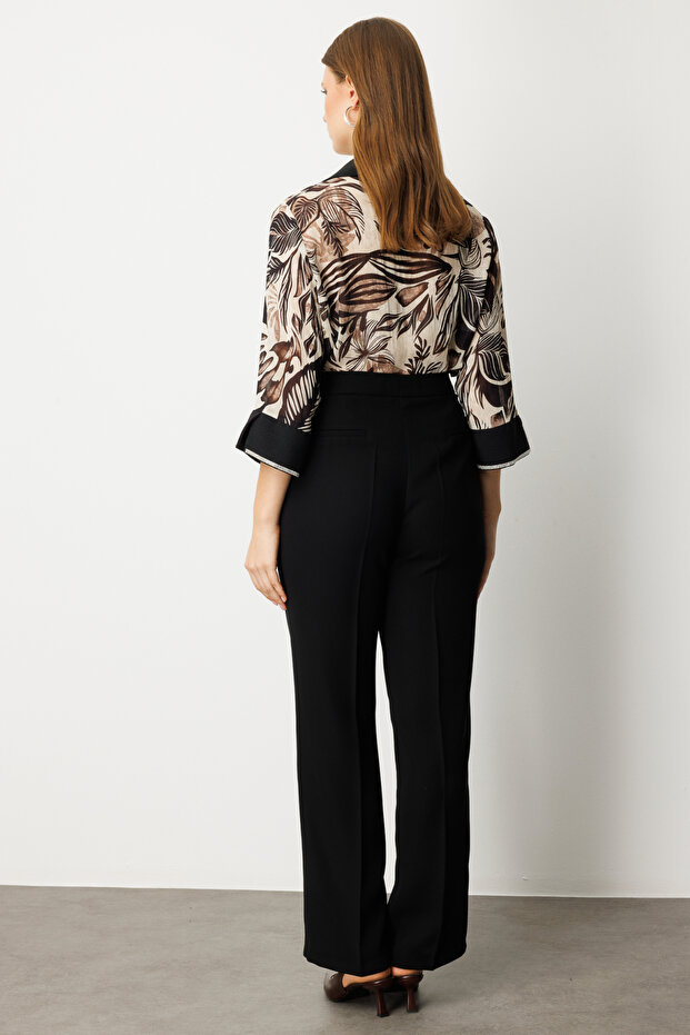 Φαρδύ παντελόνι κρεπ - 5