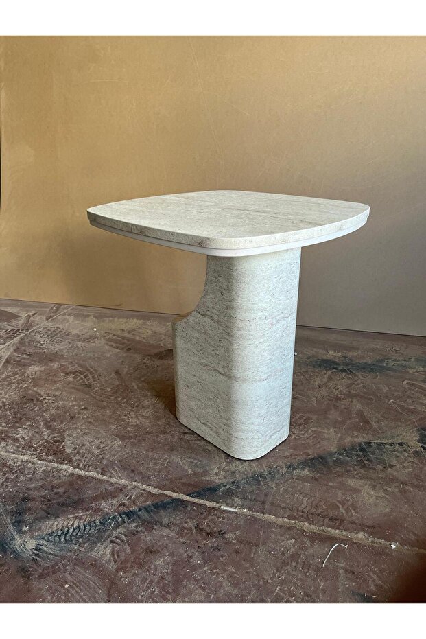 Traverten Yan Sehpa - 5