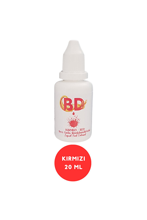 BD 6'lı Sıvı Gıda Boyası Seti – 20 ml (Turuncu, Pembe, Mavi, Sarı, Yeşil, Kırmızı) - 6