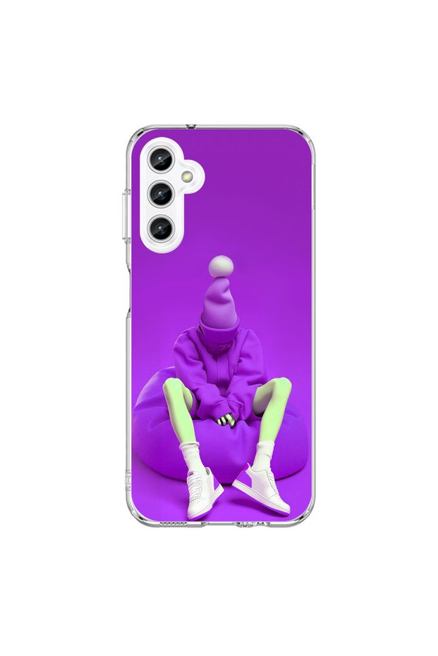 Samsung Galaxy A25 Compatible Transparent Case No Face 6 Design