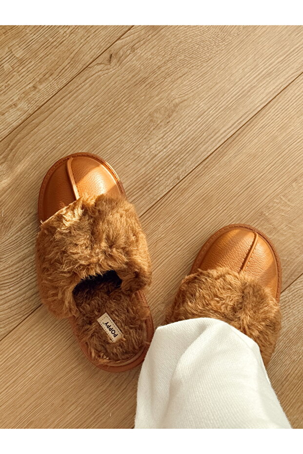 Thick Sole Fur-Lined House Slippers Washable